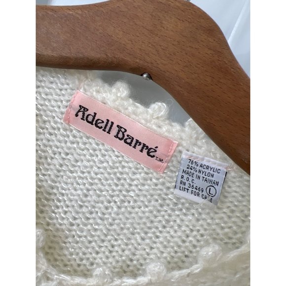 Adell Barre Vintage Pullover Sweater Women L Floral Cozy Bohemian Minimalist NEW - Picture 3 of 9